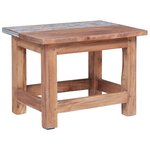 vidaXL Tables gigognes 2 Pièces Bois de récupération massif