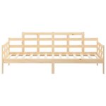 vidaXL Lit de jour sans matelas bois de pin massif 90x190 cm