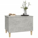vidaXL Table basse Gris béton 60x44 5x45 cm Bois d'ingénierie
