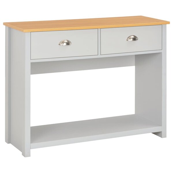 vidaXL Table console Gris 97 x 35 x 76 cm