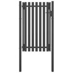 vidaXL Portail de clôture de jardin Acier 1x2 m Anthracite
