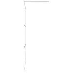 vidaXL Paroi de douche à l'italienne à verre ESG dépoli 115x195 cm