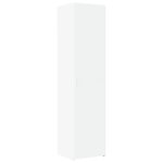 vidaXL Buffet haut blanc 45x42 5x185 cm bois d'ingénierie