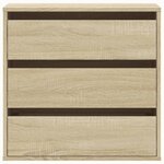 vidaXL Commode d'angle chêne sonoma 60x41x58 cm bois d'ingénierie