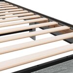 vidaXL Cadre de lit sans matelas sonoma gris 75x190 cm