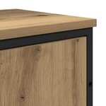 vidaXL Ensemble de meubles de salle de bain 2 pièces en chêne artisanal en bois d'ingénierie