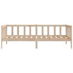 vidaXL Lit de jour sans matelas bois de pin massif 90x200 cm
