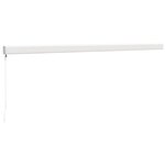 vidaXL Auvent rétractable bleu et blanc 5x3 m tissu et aluminium