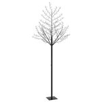 vidaXL Sapin de Noël 600 LED bleues Cerisier en fleurs 300 cm