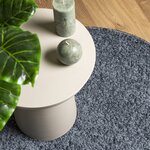vidaXL Tapis shaggy PAMPLONA poils longs moderne bleu Ø 240 cm