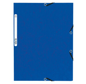 Chemise 3 Rabat 4,5/10ème ELAST+ETIQ.BLEU EXACOMPTA