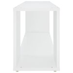 vidaXL Meuble TV Blanc 100x24x32 cm Bois d'ingénierie