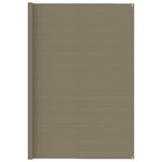vidaXL Tapis de tente 250x350 cm Taupe