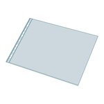 Sachet De 20 Pochettes Perforées Horizontales Exactive - Polypropylène Lisse 5 5/100e - Cristal - X 5 - Exacompta