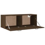 vidaXL Armoire murale Chêne marron 100x36 5x35 cm Bois d'ingénierie