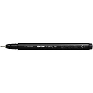 Feutre fin MONO drawing pen  largeur de tracé 01 TOMBOW
