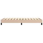 vidaXL Cadre de lit sans matelas cappuccino 100x200 cm similicuir