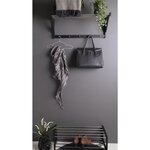 House Nordic Étagère à chapeaux Kaia Métal Noir