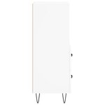 vidaXL Buffet blanc 34 5x34x90 cm bois d'ingénierie