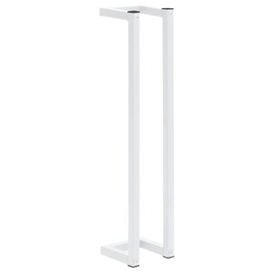 vidaXL Porte-serviette Blanc 12 5x12 5x60 cm Acier