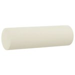 vidaXL Ensemble de canapés 2 Pièces avec coussins crème velours