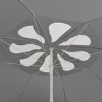 vidaXL Parasol de plage Anthracite 300 cm