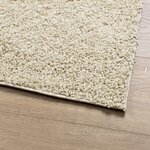 vidaXL Tapis shaggy PAMPLONA poils longs moderne doré 100x200 cm