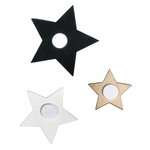 Miniatures en bois Etoile  3 2-5cm ø - Colore