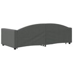 vidaXL Lit de jour avec gigogne et tiroirs sans matelas 90x200 cm