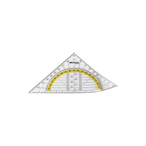 WESTCOTT Equerre géométrique, hypothénuse: 140 mm, souple