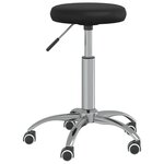 Chaise fauteuil siège pivotante de bureau informatique étude similicuir noir 02_0024158