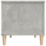 vidaXL Table basse Gris béton 90x44 5x45 cm Bois d'ingénierie