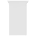 vidaXL Bureau Blanc 80x45x74 cm Bois d’ingénierie