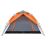 vidaXL Tente de camping à dôme 4 personnes libération rapide