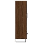 vidaXL Buffet haut chêne marron 69 5x31x115 cm bois d'ingénierie