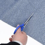vidaXL Tapis de sol de camping bleu 4x3 m
