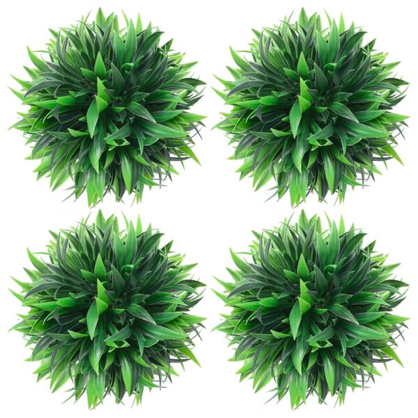 vidaXL Boules de buis artificielles 4 Pièces 15 cm