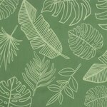 vidaXL Coussins de banc de jardin lot de 2 motif de feuilles tissu