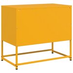 vidaXL Meuble TV anthracite 100 5x39x60 5 cm acier