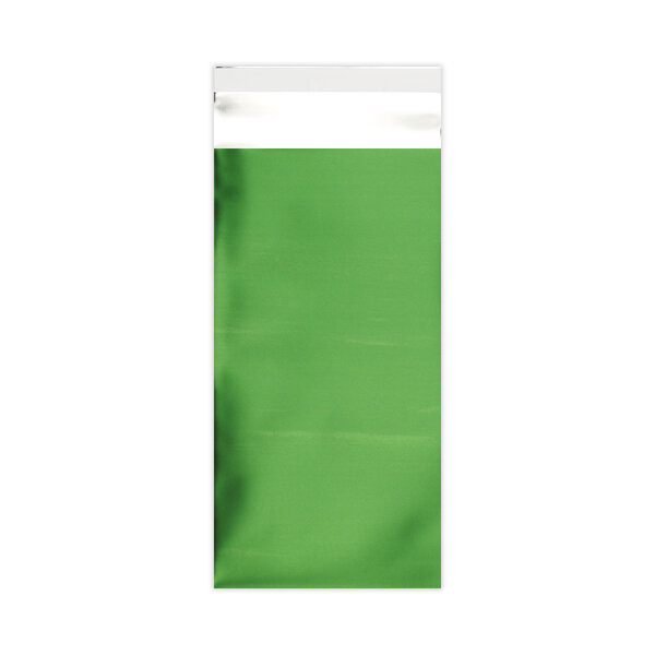 Lot de 20 sachet alu mat vert 220 x 110 mm