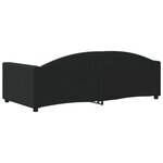 vidaXL Lit de repos sans matelas noir 90x190 cm tissu