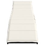 vidaXL Chaises longues lot de 2 avec coussins noir résine tressée