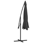 vidaXL Parasol de jardin en porte-à-faux et poteau en aluminium