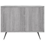 vidaXL Tables basses 2 Pièces sonoma gris 50x50x40 cm bois d'ingénierie