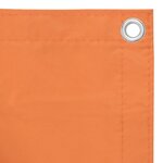 vidaXL Écran de balcon Orange 120x600 cm Tissu Oxford