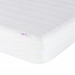 vidaXL Matelas en mousse blanc 160x210 cm dureté H2 H3