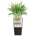 Lechuza jardinière cubico 50 all-in-one charbon 18164