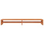 vidaXL Support de moniteur marron miel 100x24x13 cm bois de pin solide