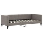 vidaXL Lit de repos sans matelas taupe 90x200 cm tissu