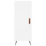 vidaXL Buffet haut Blanc 34 5x34x180 cm Bois d'ingénierie